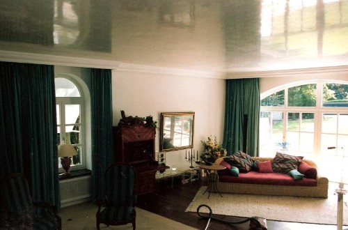 Decke in Marmorino-Technik - ungewachst!